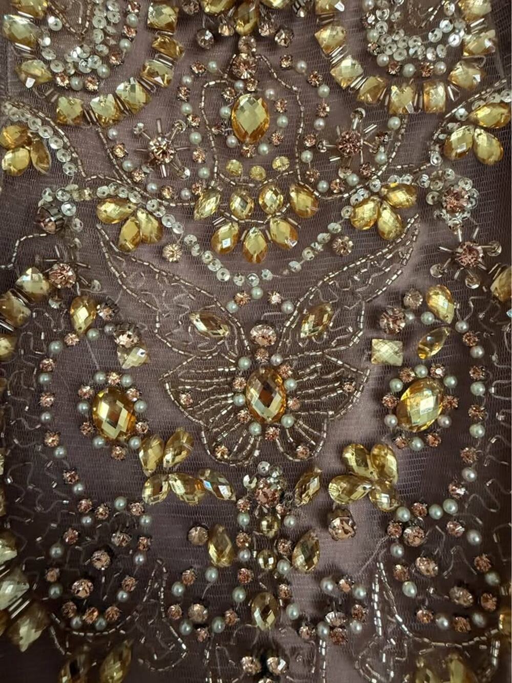 Beautiful Beaded Formal Gown XXL